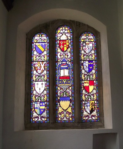 window in Coverham Church