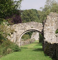 Archway to Coverham Abbey