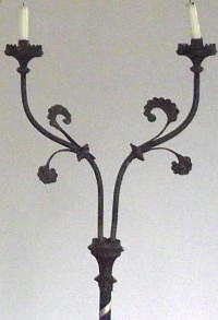 candleholder in Horsehouse Church